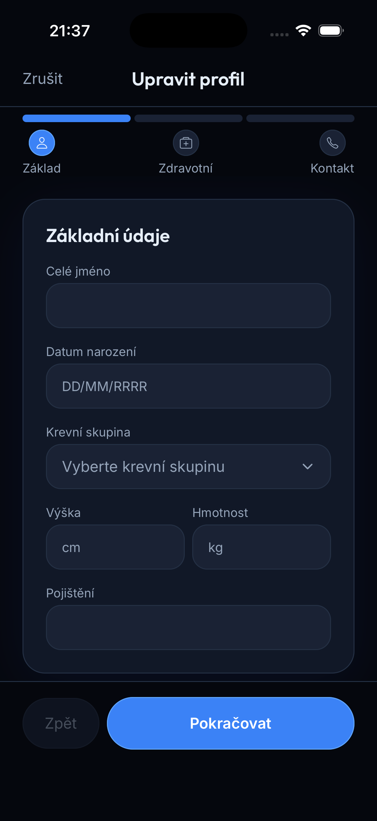 základní údaje